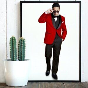 Cardi Super 150 Luxury Blend Bradford Red Tuxedo Jacket, Size 42 (R) (NWT)